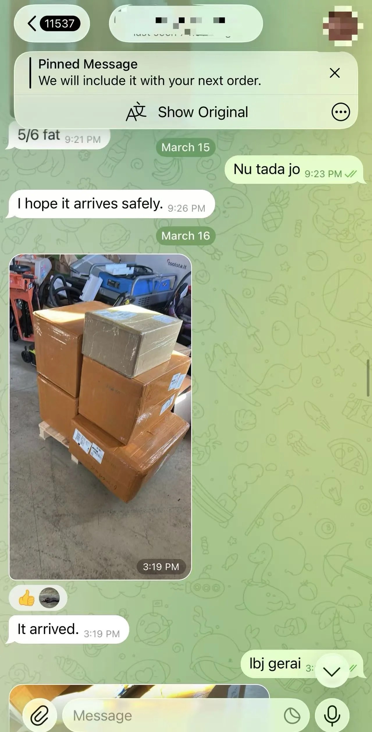 Telegram screenshot 2
